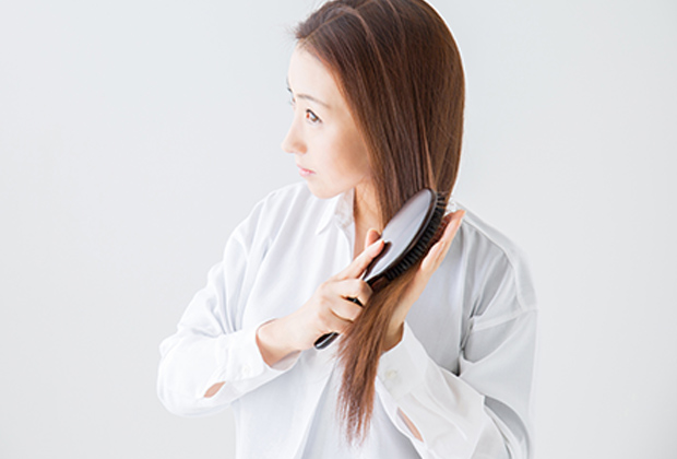 抜け毛が多い気がする